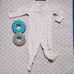 Early Days- Footed Sleeper Onesie